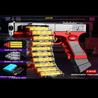 Glock Soft Bullet Gun with Bullet Chain