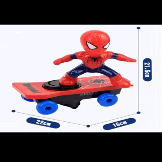 Spider-Man Light & Sound Skateboard - Durable ABS, 360-Degree Stunts Price in Pakistan | LAPTAB