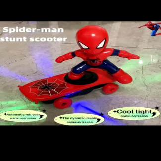 Spider-Man Light & Sound Skateboard - Durable ABS, 360-Degree Stunts Price in Pakistan | LAPTAB