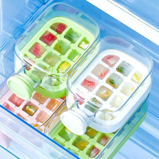 Ice Cube Tray Water Bottle with Lid and Integrated Ice Cube Tray Price in Pakistan | LAPTAB