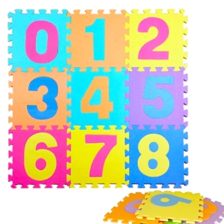 10PCS Non-Toxic Interlocking Foam Mats for Kids' Rooms, Educational Numbers Price in Pakistan | LAPTAB