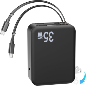 Foldable Travel Charger for Multiple Devices with Retractable Design Price in Pakistan | LAPTAB