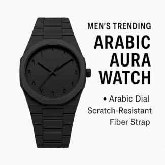 Arabic Aura Watch for Men and Women - Lightweight, Elegant, Durable Design Price in Pakistan | LAPTAB