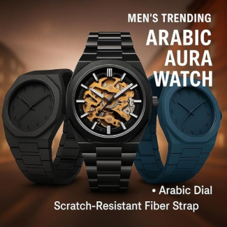 Arabic Aura Watch for Men and Women - Lightweight, Elegant, Durable Design Price in Pakistan | LAPTAB