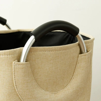 Portable Folding Laundry Basket with Steel Handle, Waterproof Oxford Cloth Price in Pakistan | LAPTAB