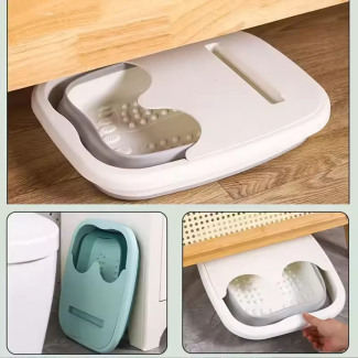 Foldable Footbath Massage Bucket - Portable, Durable, Heat-Resistant Soaking Spa Price in Pakistan | LAPTAB