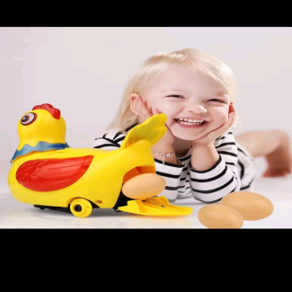 HEN LAY EGG WITH LIGHT SOUND TOY - Safe, Durable, and Entertaining for Kids