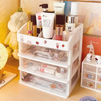 Desk Organizer Multi Grid Drawer Storage Box for Stationery and Makeup Price in Pakistan | LAPTAB