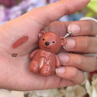 Pack of 6 Cute Teddy Bear Matte Glosses with Long-Lasting Finish Price in Pakistan | LAPTAB