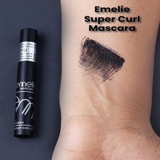 Emelie Super Curl Mascara - Long-Lasting, Flake-Free, Sensitive Eyes Formula Price in Pakistan | LAPTAB