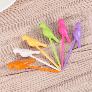 6pcs Bird Tree Fruit Forks with Tree Bracket - Durable and Reusable Price in Pakistan | LAPTAB
