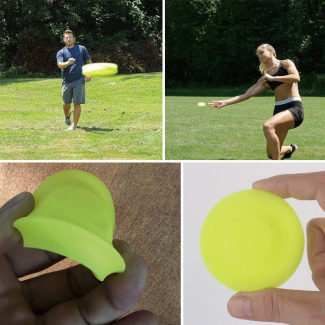 Creative Mini Silicon Frisbee - Pocket-Sized Flying Disc for Outdoor Fun Price in Pakistan | LAPTAB