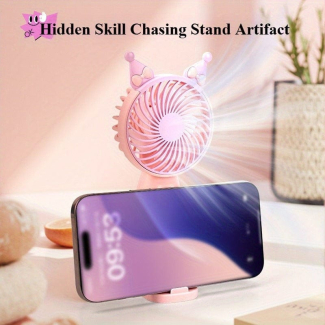 Portable Rechargeable Small Handheld Fan with Night Light and USB Charging Price in Pakistan | LAPTAB
