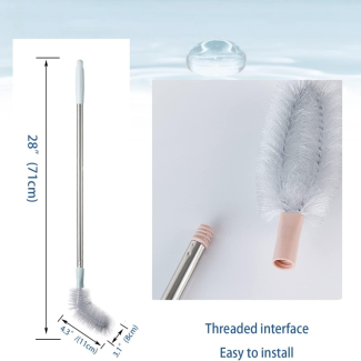Household Bucket Washing Brush with Stainless Steel Rod, 71cm Length Price in Pakistan | LAPTAB