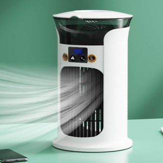 Spray Air Cooler with 3 Fan Speeds, 880ML Tank, and USB Type-C Charging Price in Pakistan | LAPTAB