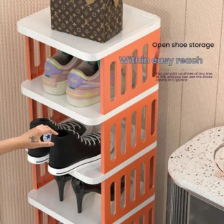5 Layer Adjustable Shoe Rack - Organize Up to 20 Pairs of Footwear Price in Pakistan | LAPTAB