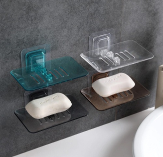 Creative Double Layers Soap Box with Fast Draining Design and Storage
