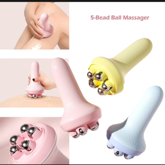 5 Bead Ball Roller Massager - 360 Rotate for Muscle Relief and Circulation Price in Pakistan | LAPTAB