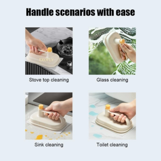 Kitchen Cleaning Brush for Stain and Grease Removal, Ergonomic Design Price in Pakistan | LAPTAB