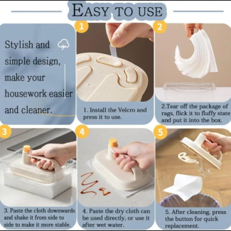 Kitchen Cleaning Brush for Stain and Grease Removal, Ergonomic Design Price in Pakistan | LAPTAB