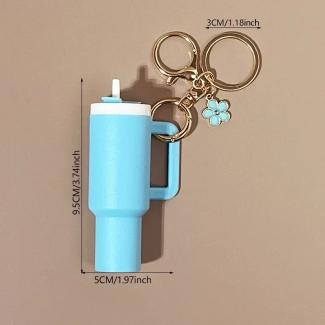 Mini Stanley Style Tumbler Keychain with Storage - Multiple Colors Available Price in Pakistan | LAPTAB