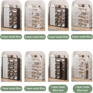 Curtain Shoe Rack for Small Spaces - Stores 18-24 Pairs, Dust-Free Price in Pakistan | LAPTAB