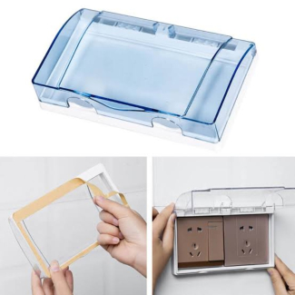 Waterproof Wall Socket Cover for Bathroom Protection and Safety Price in Pakistan | LAPTAB