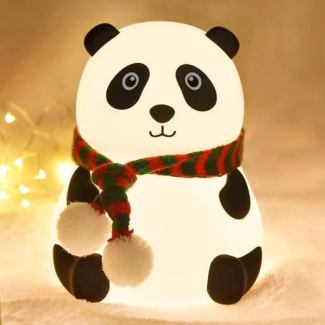Cute Panda Silicone Night Light Lamp with 7-Color Changing Feature Price in Pakistan | LAPTAB