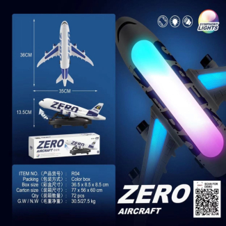 ZERO PLAN 360? Rotating Toy Airplane with LED Lights and Sound Price in Pakistan | LAPTAB
