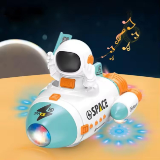 Battery Operated Space Rocket Car with Lights and Sounds for Kids Price in Pakistan | LAPTAB