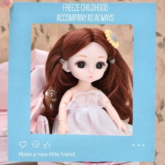 12-Inch Bendable Doll in Plastic Box - Character Style, Mesh Bag Included Price in Pakistan | LAPTAB