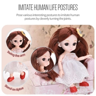 12-Inch Bendable Doll in Plastic Box - Character Style, Mesh Bag Included Price in Pakistan | LAPTAB