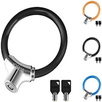 Bicycle Lock Bike Chain Security with 12mm Steel Cable and One-Press Lock Price in Pakistan | LAPTAB