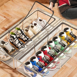 Shoe Storage Box with Steel Frame - Large Waterproof Rack for All Types Price in Pakistan | LAPTAB