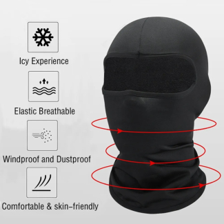 Black Cap Full Face Cover Winter Fleece Knitted Mask for Cosplay and Costumes Price in Pakistan | LAPTAB