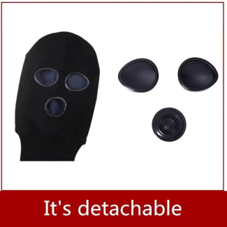 Black Cap Full Face Cover Winter Fleece Knitted Mask for Cosplay and Costumes Price in Pakistan | LAPTAB