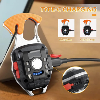 Rechargeable 7-in-1 Keychain Light with 500 Lumens and Magnetic Base Price in Pakistan | LAPTAB