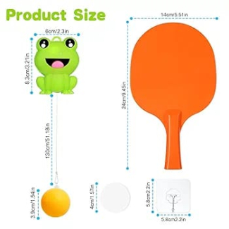 Kids Ping Pong Trainer Game Set with 2 Rackets and Soft Ball Price in Pakistan | LAPTAB