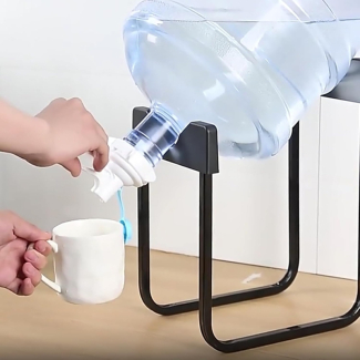 Water Bottle Metal Stand  With Tap 