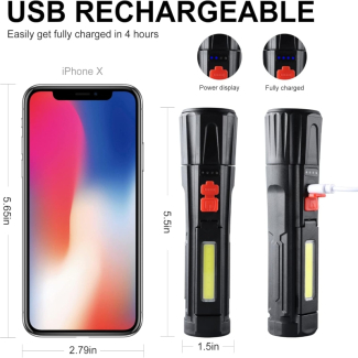 Rechargeable LED Work Light Workshop Flashlight for Home and Garage Use Price in Pakistan | LAPTAB