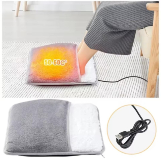 USB Electric Foot Heating Pad - Soft Plush Warmer for Home & Travel Price in Pakistan | LAPTAB