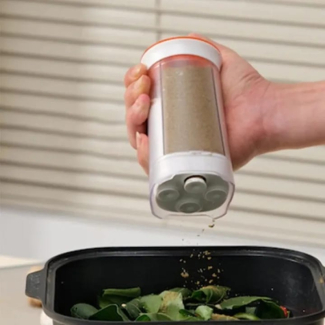 4 In 1 Transparent Spice Jar Set for Salt and Pepper - Food-Safe Storage Price in Pakistan | LAPTAB