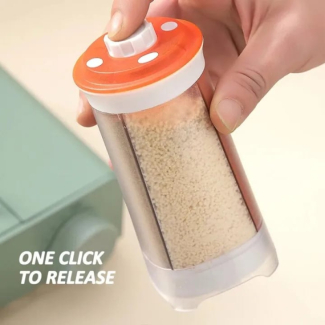 4 In 1 Transparent Spice Jar Set for Salt and Pepper - Food-Safe Storage Price in Pakistan | LAPTAB