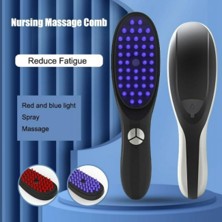 Hair Growth Brush with Steam and Vibration for Thicker, Healthier Hair Price in Pakistan | LAPTAB
