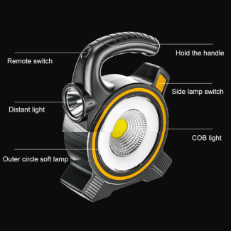 Portable Solar COB usb Work Lamp 