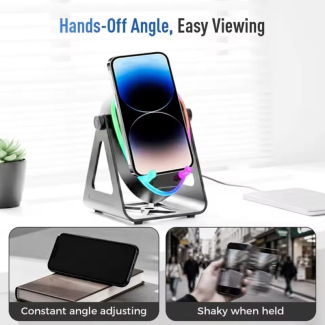 5 in 1 Wireless Induction Bluetooth Speaker with 180°