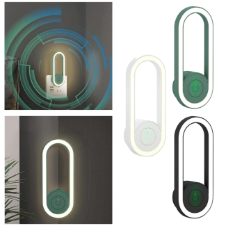 LED Circle Night Light Smart Dusk repplent