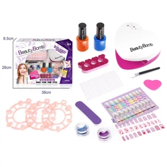 Battery Operated Baby Nails Saloon Set for Creative Unicorn Nail Art Price in Pakistan | LAPTAB