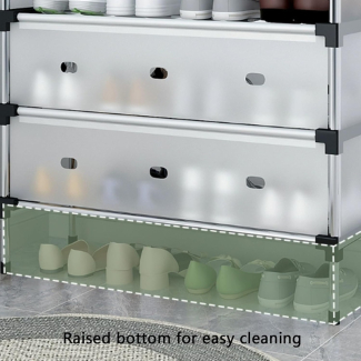 Adjustable Metal Shoe Organizer and Storage Cabinet Price in Pakistan | LAPTAB