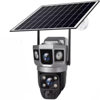 V380 Pro WiFi Camera 4MP Outdoor Indoor Solar PTZ Camera 